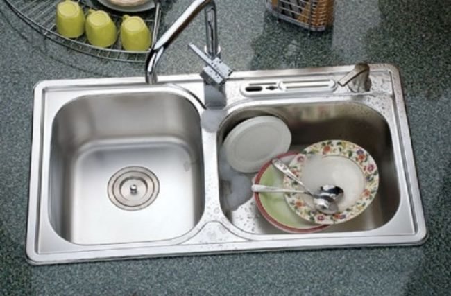 Bồn rửa ch&eacute;n kh&ocirc;ng r&uacute;t nước