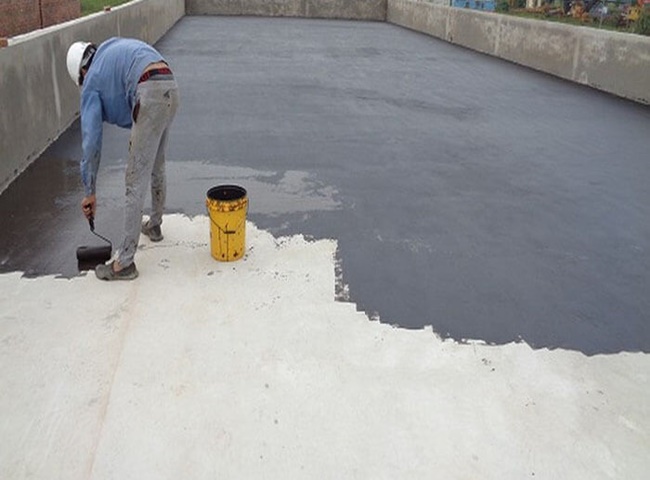 Chống thấm trần nh&agrave; bằng nhựa đường quy tr&igrave;nh