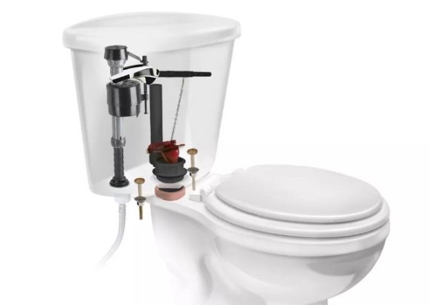 Bồn cầu r&ograve; rỉ nước li&ecirc;n tục do hư hỏng van xả