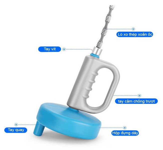 Dụng cụ th&ocirc;ng tắc cống nghẹt URT &ndash; HP01